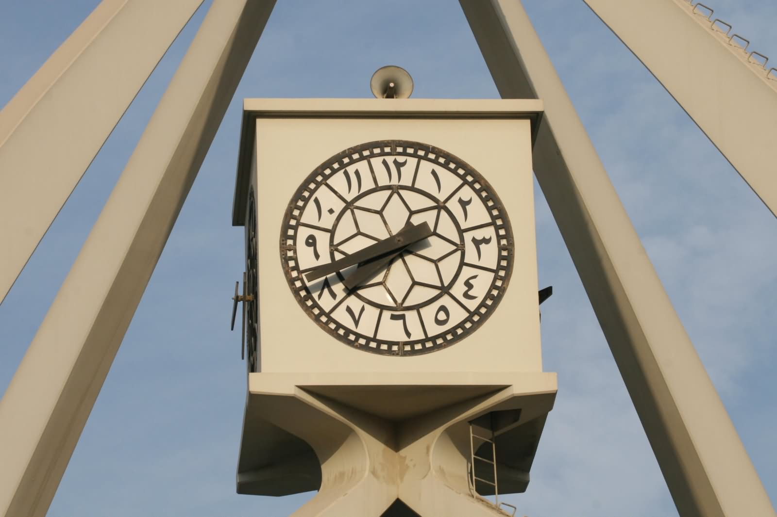 Closeup Of Deira Clock Tower Picture