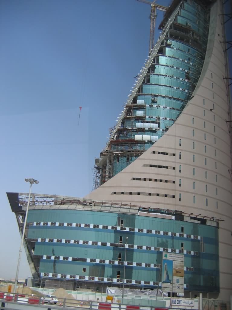 Closeup Of The Base Of The Etisalat Tower