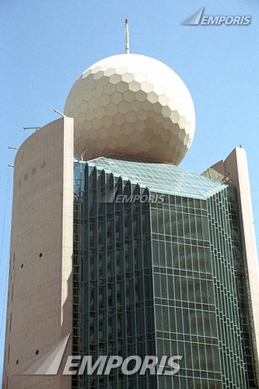 Closeup Of The Etisalat Tower Building