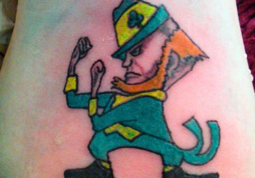 Color Ink Fighting Irish Tattoo