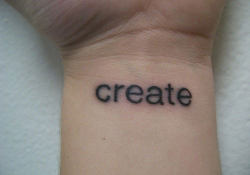 Create Word Tattoo On Wrist