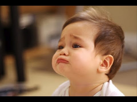 Cute Baby Funny Sad Face Image