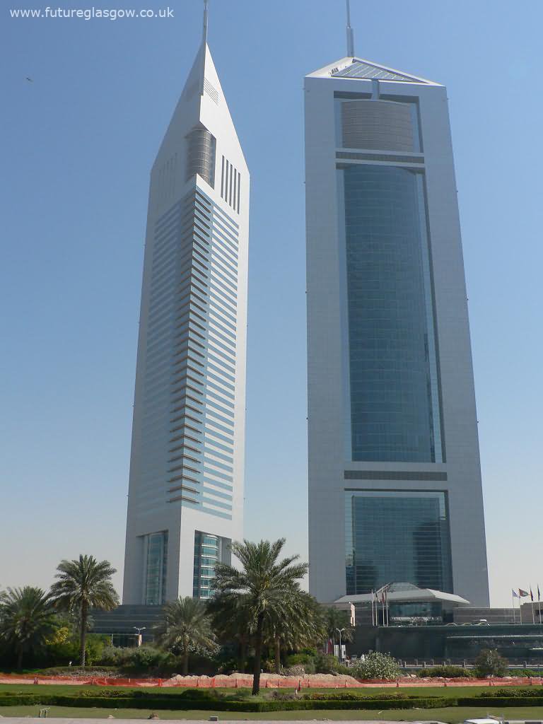 Day Time View Of The Emirates Towers