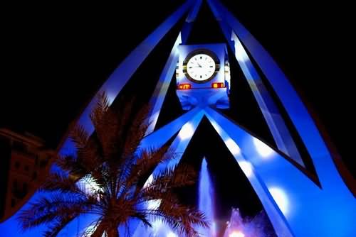 Deira Clock Tower Looks Adorable With Night Lights