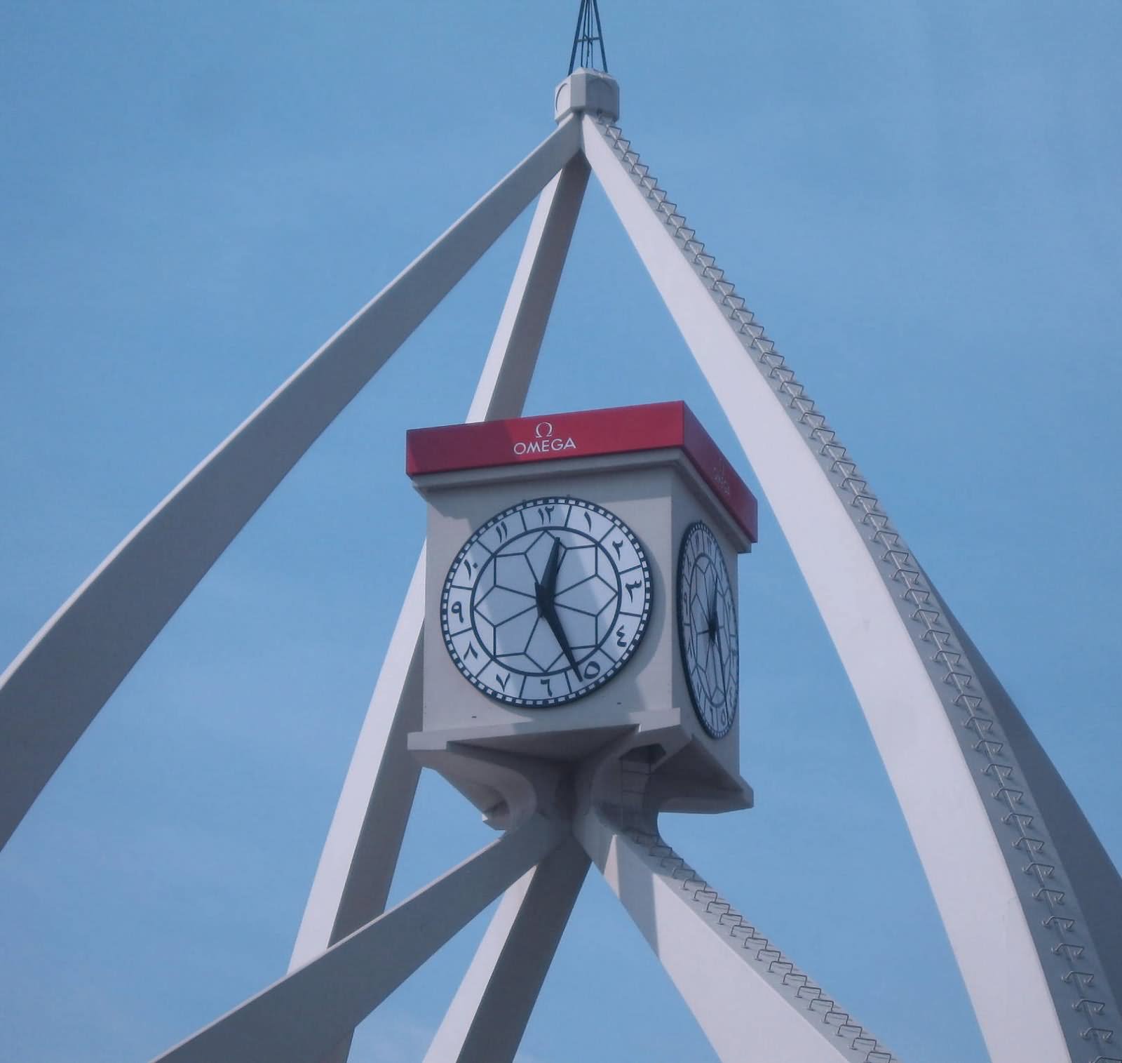 Deira Clocktower Clock Closeup Picture