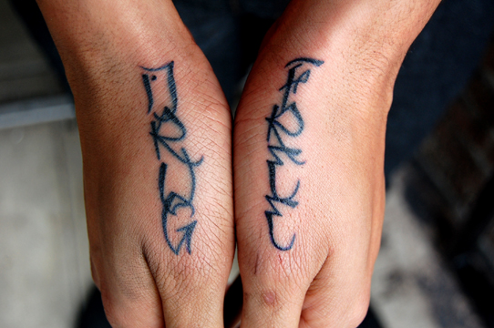 Drug Free Tattoos On Hands