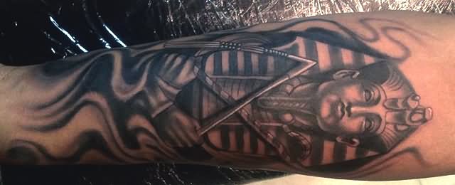 Egyptian Tattoo On Arm Sleeve