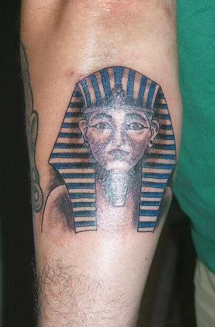 Egyptian Tattoo On Right Forearm