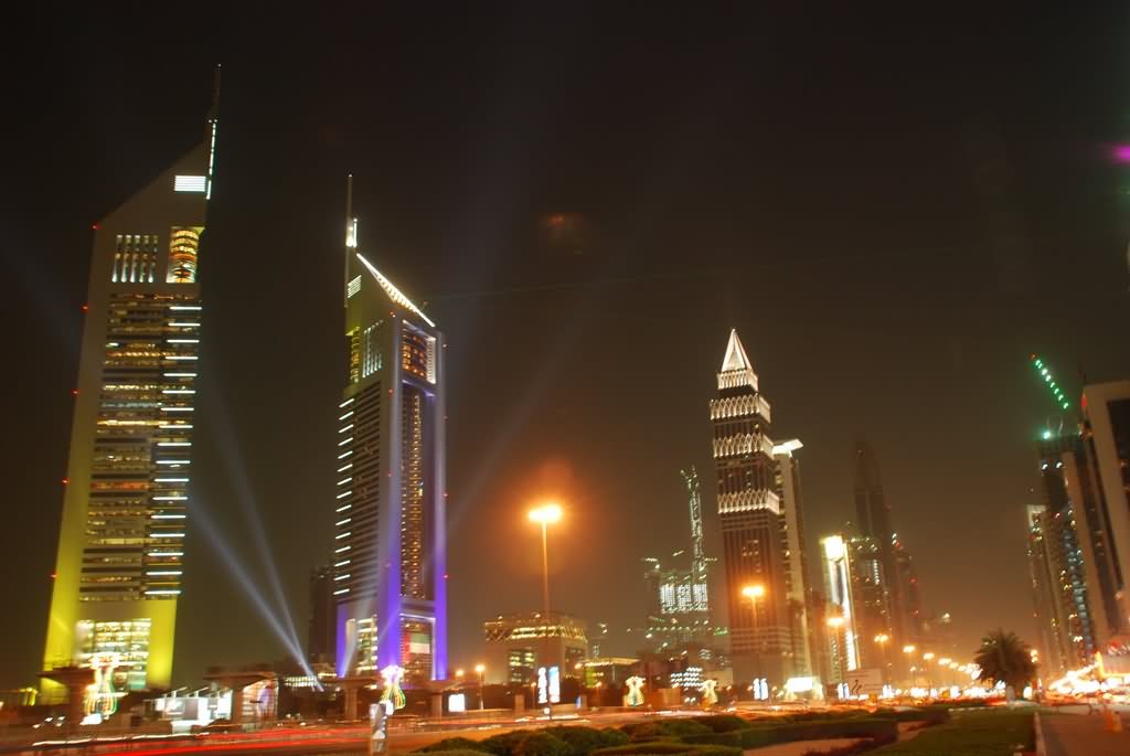 Emirates Towers Night Picture