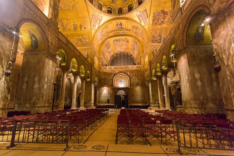 Empty Inside St Mark's Basilica