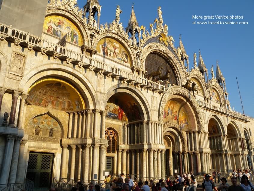 Entrance Of The St Mark’s Basilica, Venice