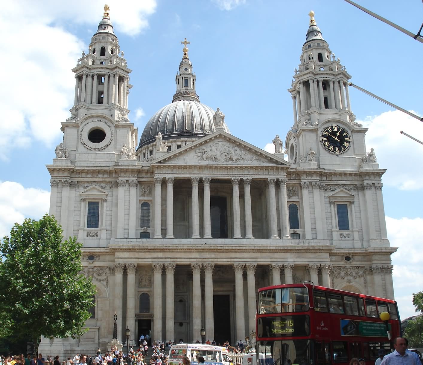 Exterior View Of The St Paul's Cathedral, London