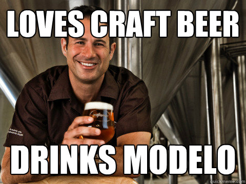 Funny Beer Meme Loves Craft Drinks Modelo Image