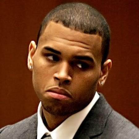Funny Chris Brown Sad Face Image