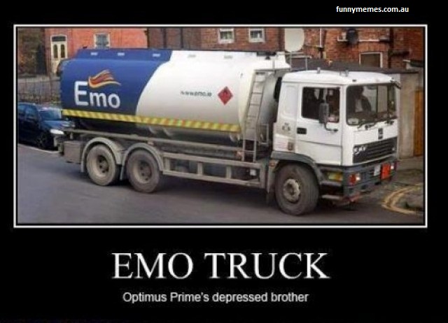 Funny Emo Truck Poster