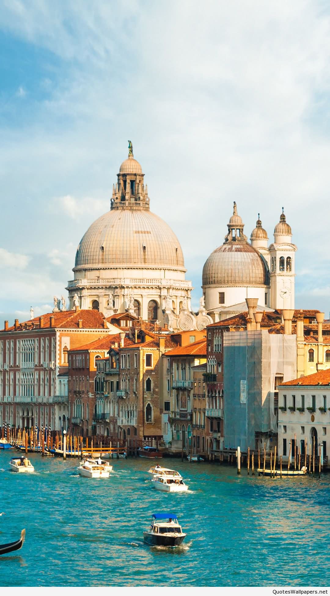 Gorgeous View Of The Santa Maria della Salute During Sunset