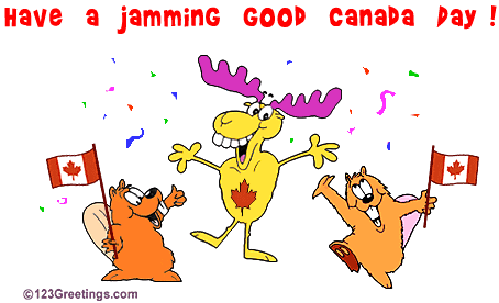 Have A Jamming Good Canada Day Animated Greetings