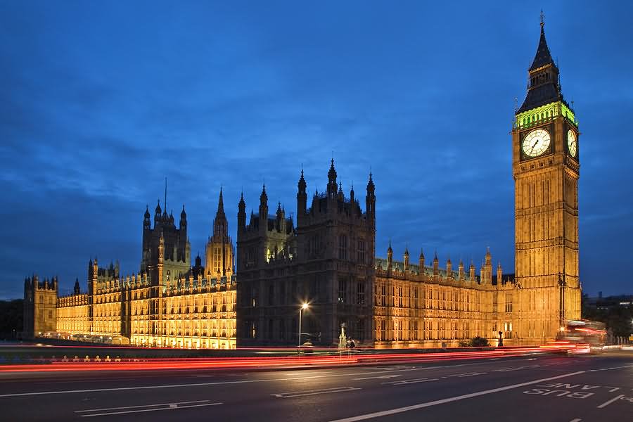 Houses Of Parliament And Big Ben At Night
