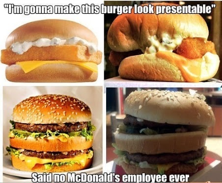 I Am Gonna Make This Burger Look Presentable Funny Food Meme Image