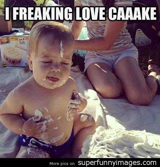 I Freaking Love Cake Funny Meme Photo For Whatsapp