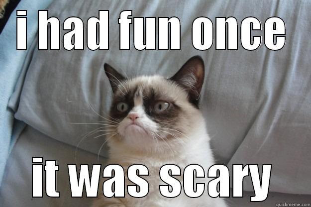 I Had Fun Once It Was Scary Funny Scary Meme Picture