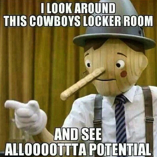 I Look Around This Cowboys Locker Room Funny Image