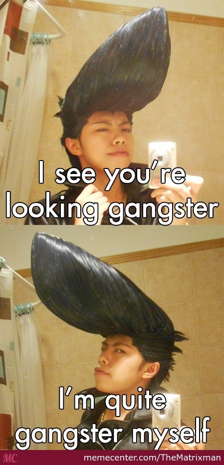 I See You Are Looking Gangster Funny Meme Image