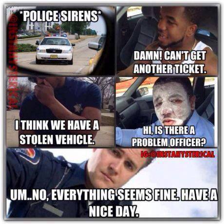 I Think We Have Stolen Vehicle Funny Cop Meme Image
