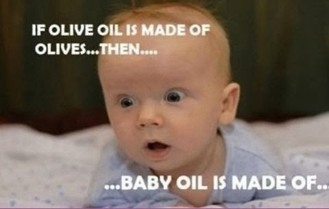 If Olive Oil Is Made Of Olives Then Then Funny Children Meme Image