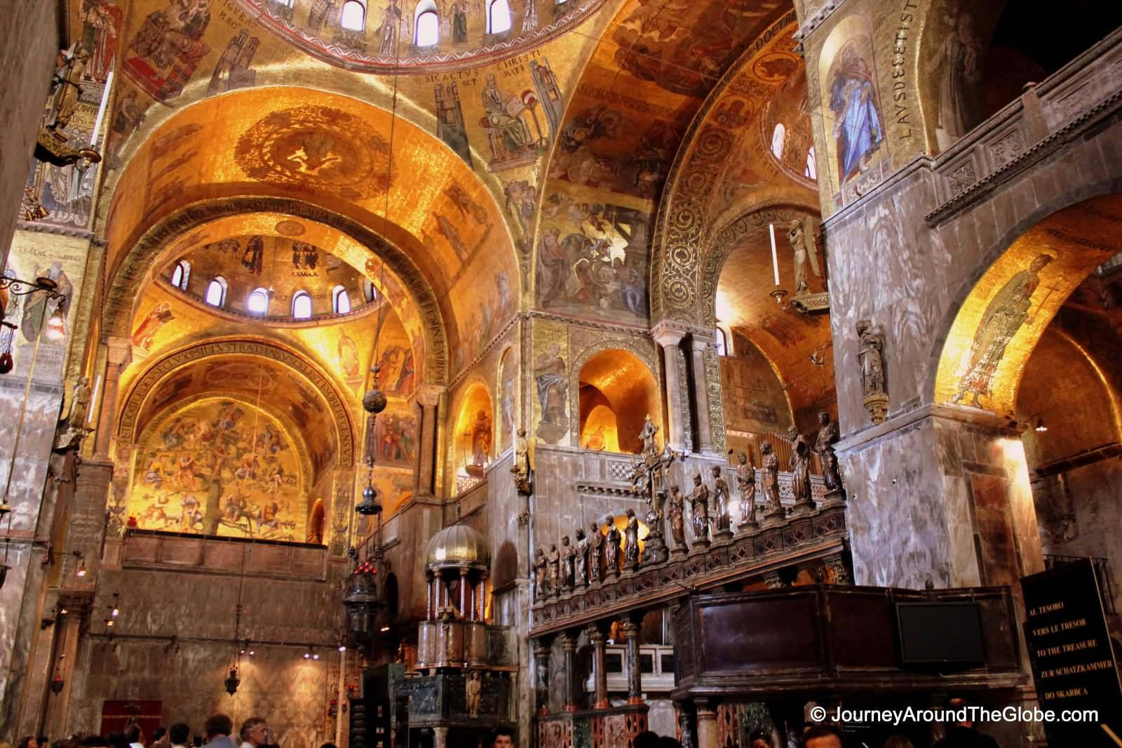 Inside View Of St Mark's Basilica, Venice