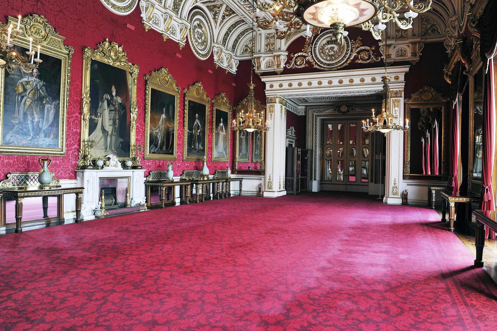Inside View Of The Buckingham Palace