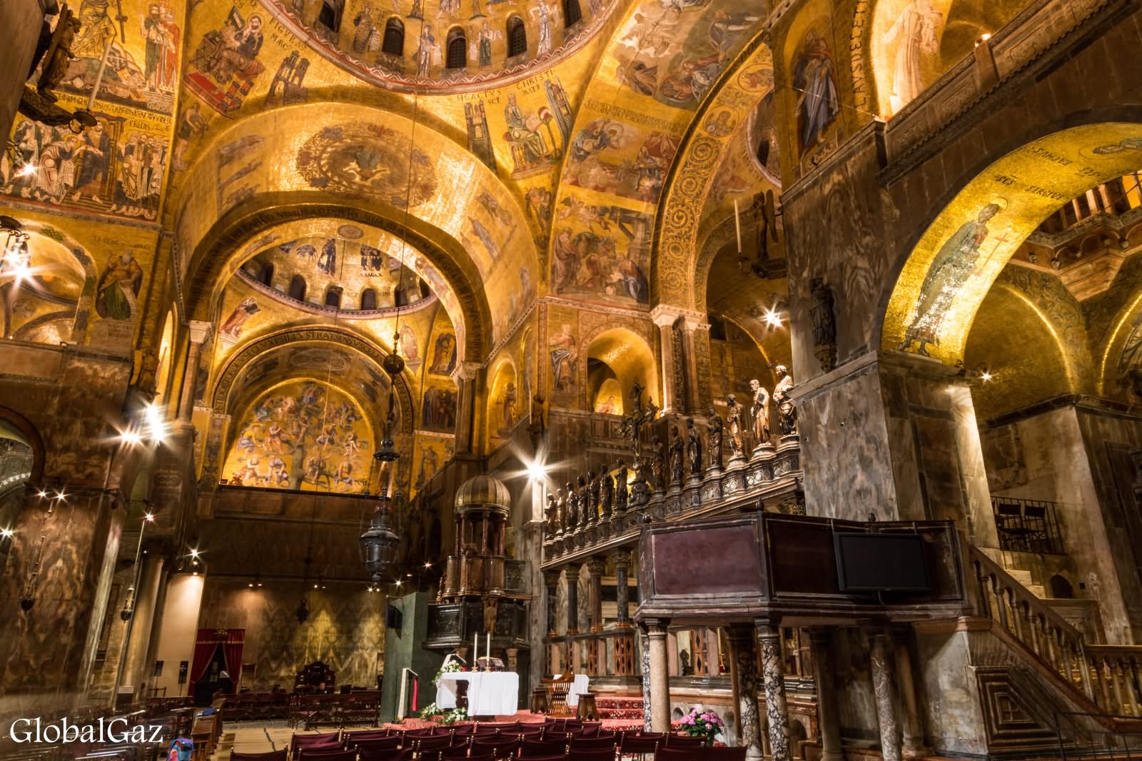 Interior Picture Of St Mark's Basilica