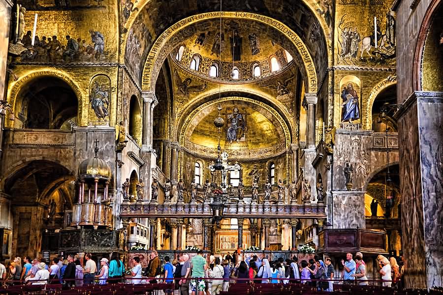 30 Most Incredible Interior Pictures Of St. Mark's Basilica, Venice