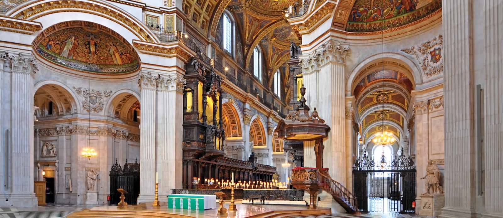 Interior View Of The St Paul's Cathedral