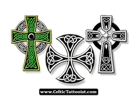 Irish Celtic Cross Tattoo Designs