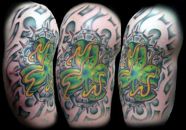 Irish Tattoo Design For Half Sleeve