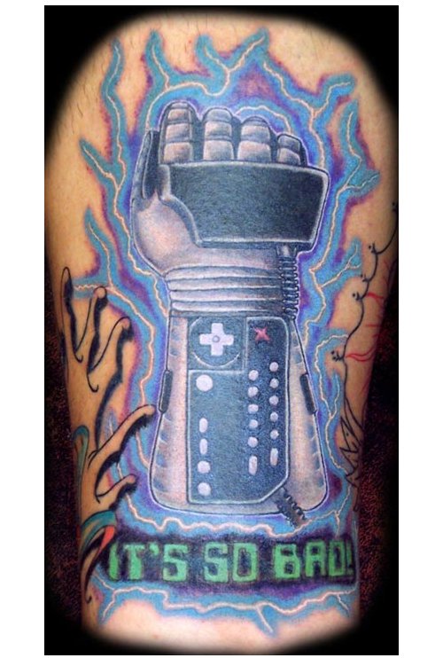 Its So Bad Video Game Tattoo