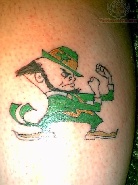 Leprechaun Irish Tattoo