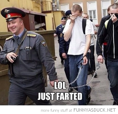 Lol Just Farted Funny Cop Meme Picture For Whatsapp