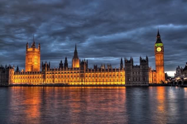 London Parliament And Big Ben At Night