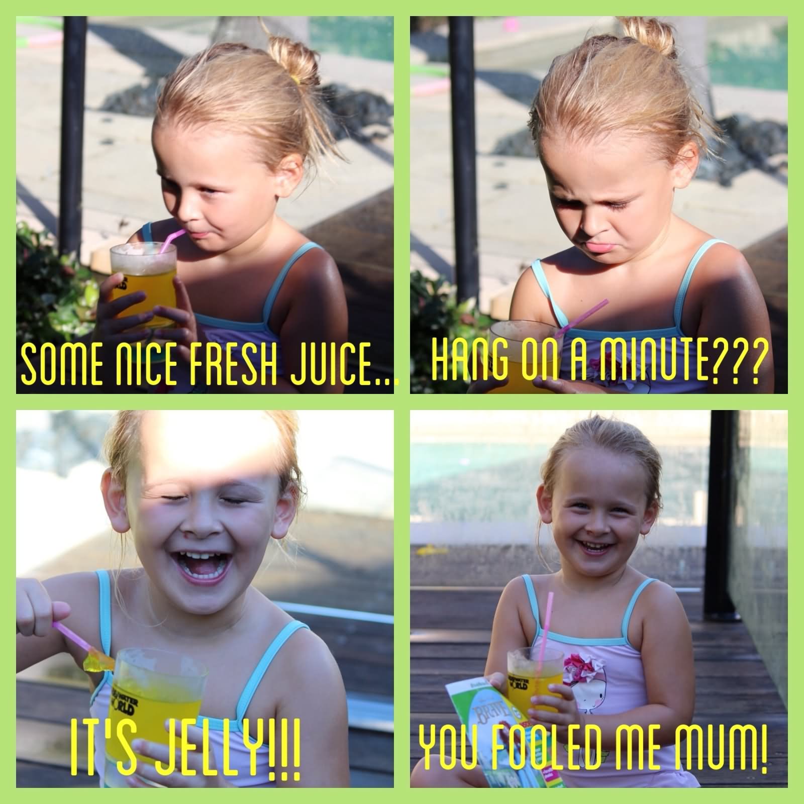 Nice Fresh Juice Funny April Fools Pranks For Kids Image