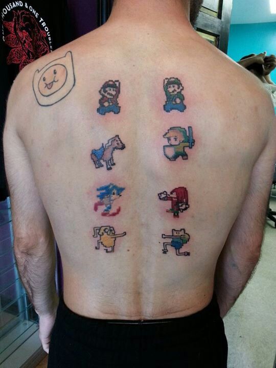 Tattoos gamer The Game