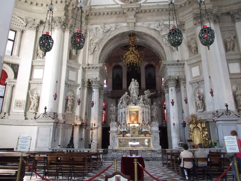 Prayer Hall Inside Santa Maria della Salute