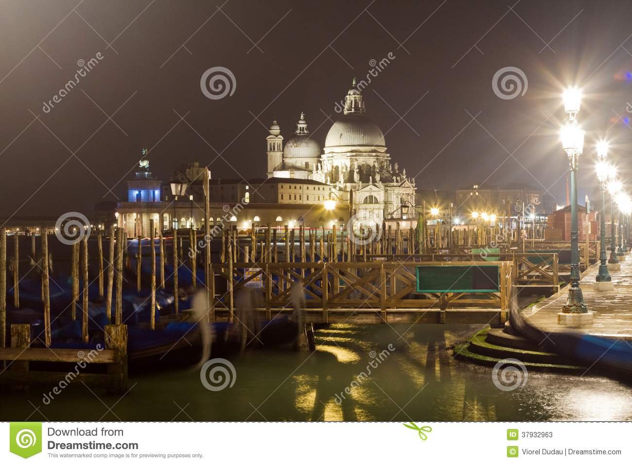 Santa Maria della Salute,Venice  Night Picture