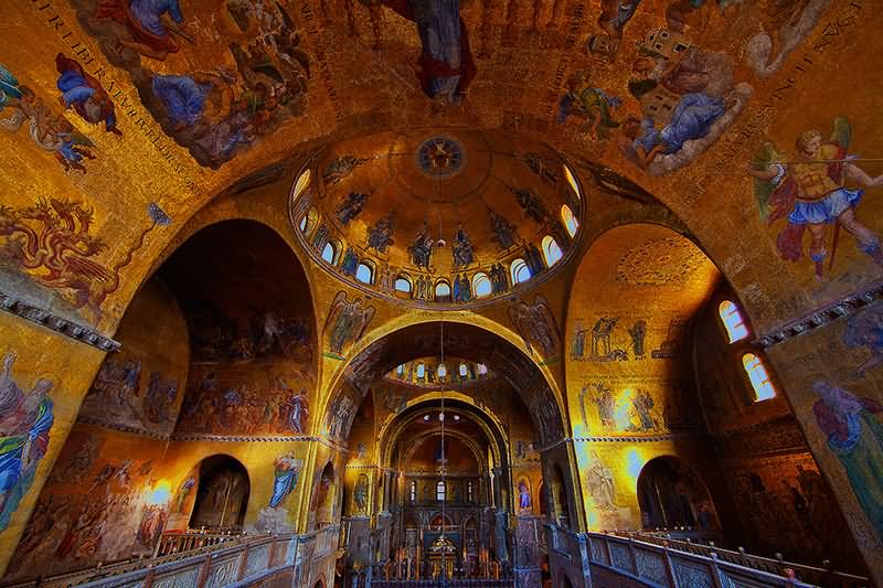 St Mark's Basilica, Venice Interior View