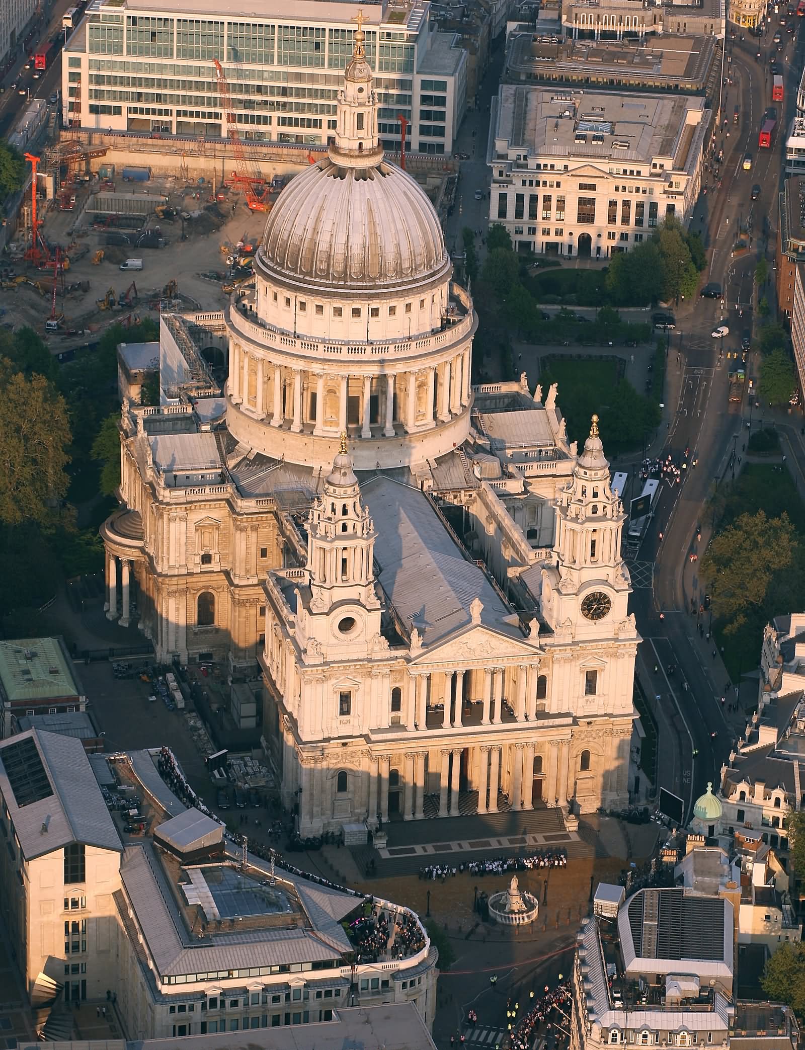 St Paul's Cathedral Aerial View Picture
