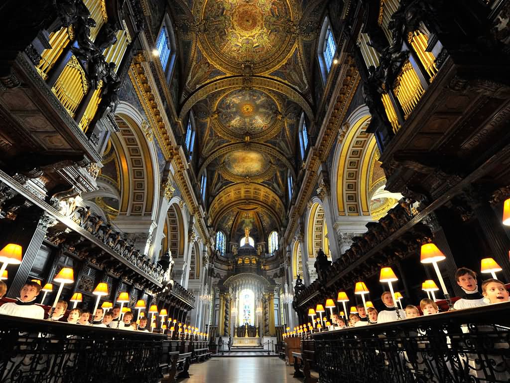 St Paul's Cathedral Choir Inside Picture