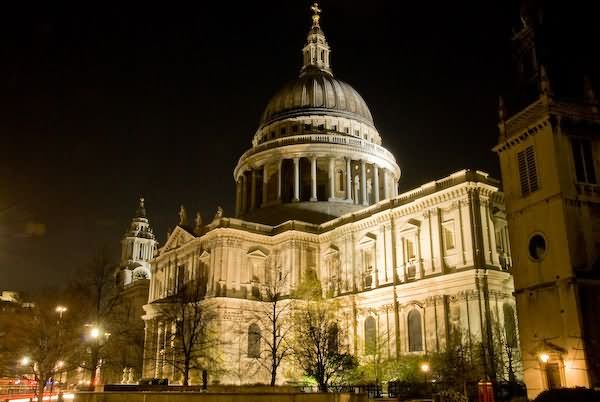 St Paul's Cathedral Night View Picture