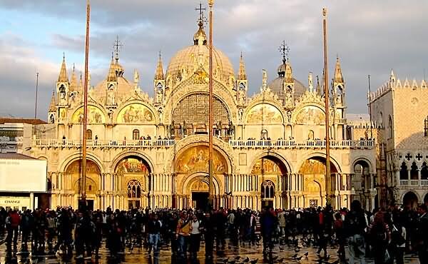 Sunset View Of St Mark's Basilica