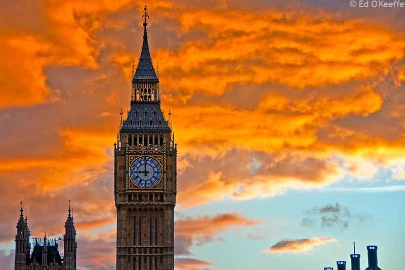 Sunset View Of The Big Ben, London